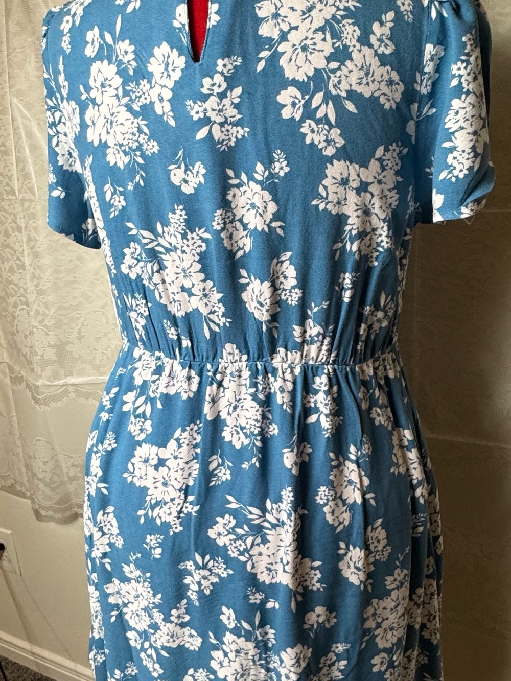 Old Navy Blue NWT’s and White Floral Midi Dress